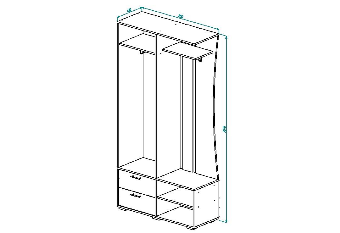 Прихожая ПР-13 Уф печать-2
