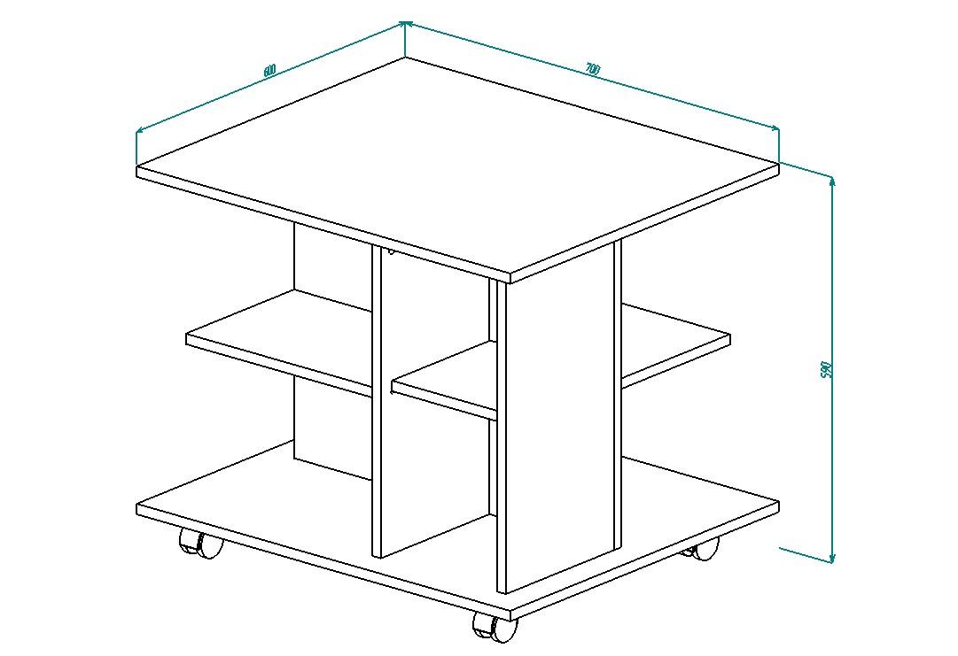 Стол журнальный СЖ9-3